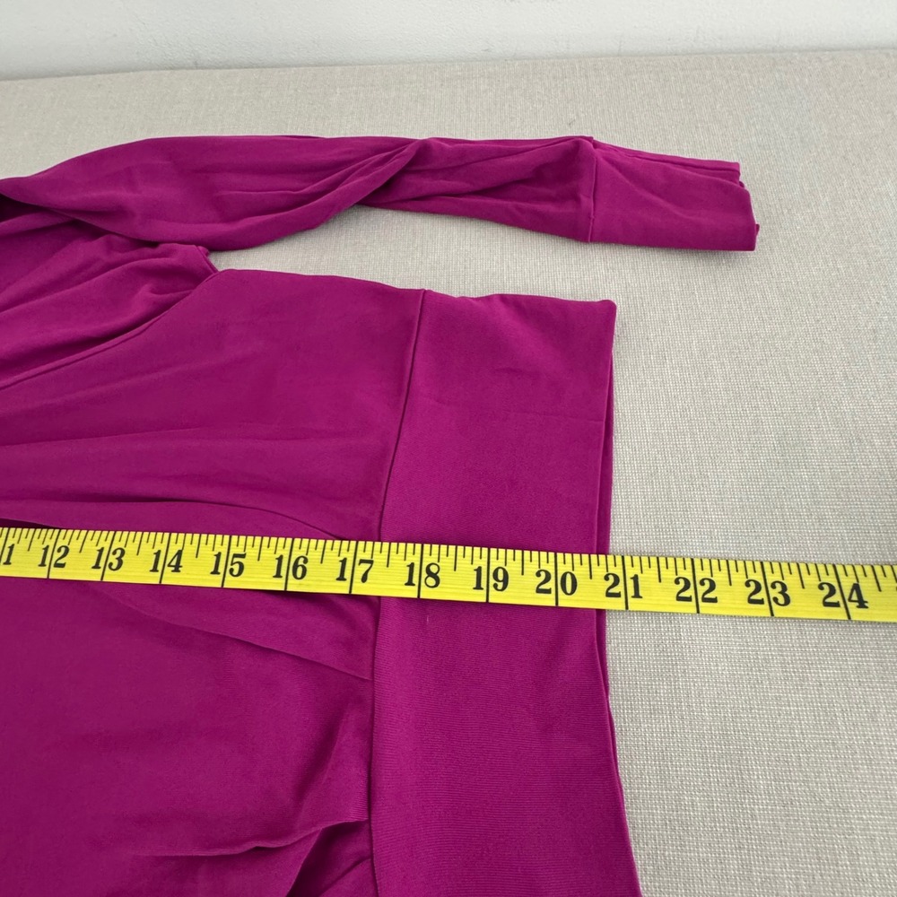 Dolce & Gabbana Cold Shoulder Top Gold Chain Straps Purple Size Small‎ - Picture 9 of 9